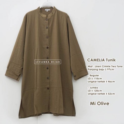 Camelia-007 Tunik Linen Crinkle